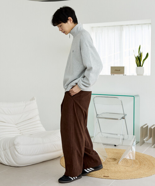 U.S. POLO ASSN.(ユーエスポロアッスン)の「U.S. POLO ASSN. × PUBLUX/ユーエスポロアッスン 別注 ワンポイント 刺繍 裏起毛 ハーフジップ スウェット 限定展開(スウェット・メンズ・ブラック/グレー/ネイビー/グリーン・LARGE/MEDIUM/SMALL)」の20枚目の写真