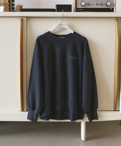 AMERICANA（アメリカーナ）の「AMERICANA × Firsthand/アメリカーナ 別注 裏毛 プリント クルーネック スウェット【限定展開】（スウェット・レディース・オフホワイト/ブラウン系その他/スミクロ・FREE）」の8枚目の写真