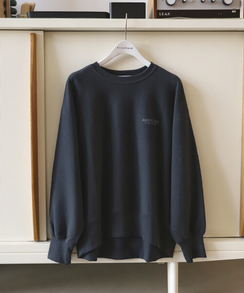 AMERICANA（アメリカーナ）の「AMERICANA × Firsthand/アメリカーナ 別注 裏毛 プリント クルーネック スウェット【限定展開】（スウェット・レディース・オフホワイト/ブラウン系その他/スミクロ・FREE）」の9枚目の写真