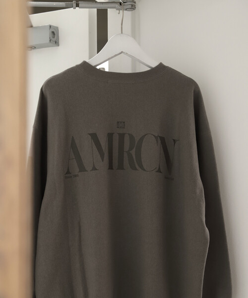 AMERICANA（アメリカーナ）の「AMERICANA × Firsthand/アメリカーナ 別注 裏毛 プリント クルーネック スウェット【限定展開】（スウェット・レディース・オフホワイト/ブラウン系その他/スミクロ・FREE）」の16枚目の写真