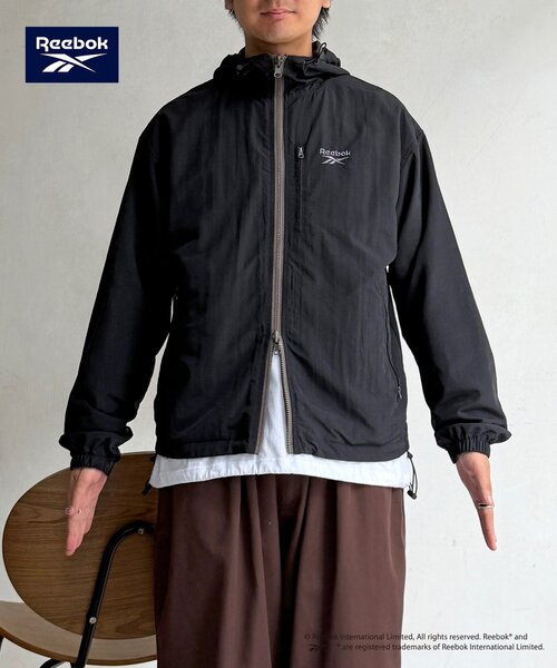 Reebok(リーボック)の「【Reebok】リバーシブルフーディジャケット(ブルゾン・メンズ・ブラック/ブラウン/ネイビー・MEDIUM/LARGE)」の7枚目の写真