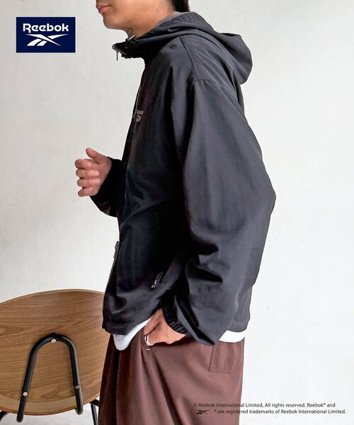 Reebok(リーボック)の「【Reebok】リバーシブルフーディジャケット(ブルゾン・メンズ・ブラック/ブラウン/ネイビー・MEDIUM/LARGE)」の10枚目の写真