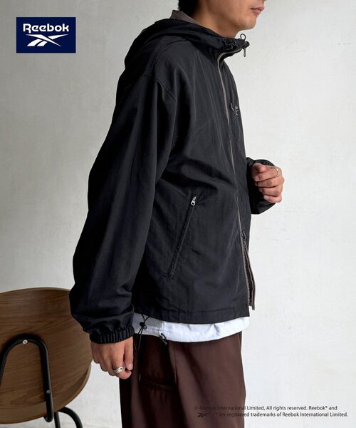 Reebok(リーボック)の「【Reebok】リバーシブルフーディジャケット(ブルゾン・メンズ・ブラック/ブラウン/ネイビー・MEDIUM/LARGE)」の12枚目の写真
