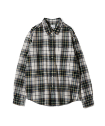 Madison Twill Check Shirt Ecru
