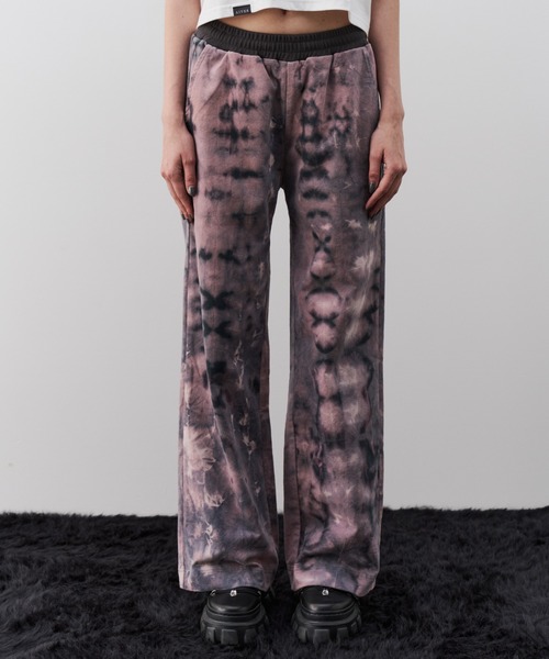 AIVER(アイバー)の「AIVER ブリーチベロアフレアパンツ(スウェットパンツ・メンズ・スモークグレー/ブラック・LARGE/MEDIUM/SMALL)」の20枚目の写真