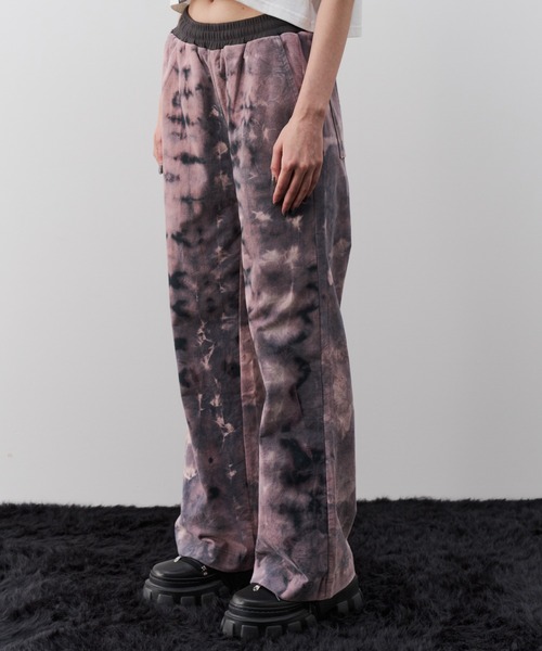 AIVER(アイバー)の「AIVER ブリーチベロアフレアパンツ(スウェットパンツ・メンズ・スモークグレー/ブラック・LARGE/MEDIUM/SMALL)」の21枚目の写真