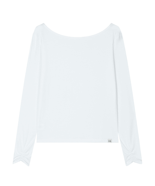 UGLY SHADOW(アグリーシャドウ)の「ボートベーシックTシャツ(ホワイト)(Tシャツ/カットソー・レディース・その他・FREE)」の1枚目の写真