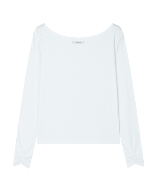 UGLY SHADOW(アグリーシャドウ)の「ボートベーシックTシャツ(ホワイト)(Tシャツ/カットソー・レディース・その他・FREE)」の2枚目の写真