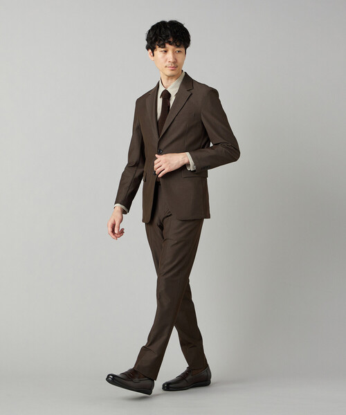 COMME CA MEN(コムサメン)の「【セットアップ対応】デニムライクジャージー テーパードパンツ(その他パンツ・メンズ・ネイビー/ダークブラウン・M/L/S)」の9枚目の写真