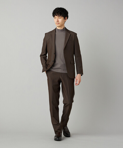 COMME CA MEN(コムサメン)の「【セットアップ対応】デニムライクジャージー テーパードパンツ(その他パンツ・メンズ・ネイビー/ダークブラウン・M/L/S)」の10枚目の写真