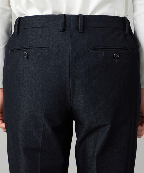 COMME CA MEN(コムサメン)の「【セットアップ対応】デニムライクジャージー テーパードパンツ(その他パンツ・メンズ・ネイビー/ダークブラウン・M/L/S)」の18枚目の写真