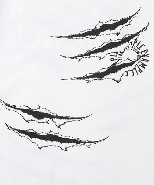 EXAMPLE（エグザンプル）の「EXAMPLE BEAST CLAW TEE（Tシャツ/カットソー・メンズ・ホワイト×グリーン/ホワイト×ブルー・XL/L/XXL）」の6枚目の写真