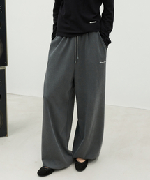 Curved Volume Sweatpants - Charcoal