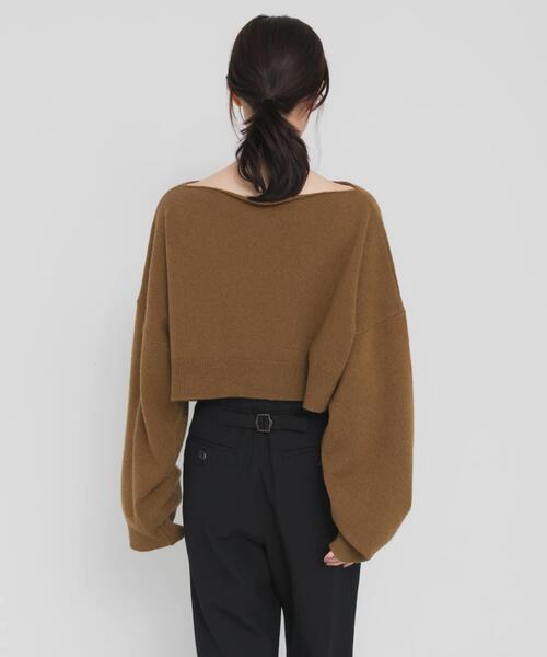 URBAN RESEARCH（アーバンリサーチ）の「new basic　HIGH RIDGE KNIT（ニット/セーター・レディース・ブラック/ライトカーキ・FREE）」の12枚目の写真