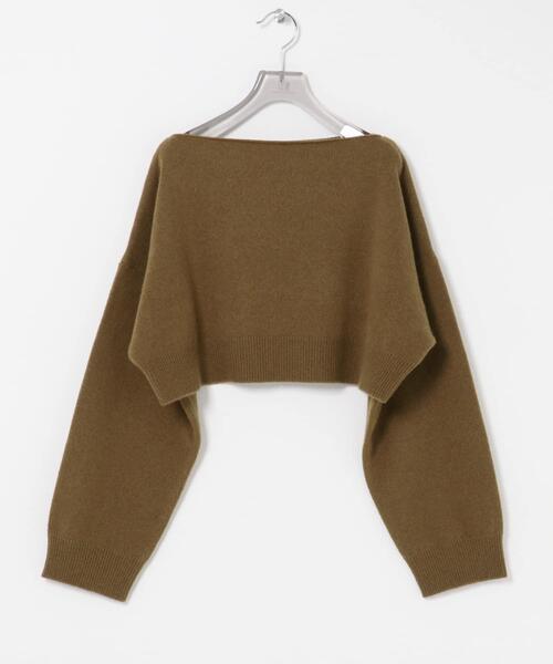 URBAN RESEARCH（アーバンリサーチ）の「new basic　HIGH RIDGE KNIT（ニット/セーター・レディース・ブラック/ライトカーキ・FREE）」の18枚目の写真