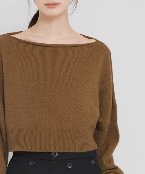 URBAN RESEARCH（アーバンリサーチ）の「new basic　HIGH RIDGE KNIT（ニット/セーター・レディース・ブラック/ライトカーキ・FREE）」の3枚目の写真