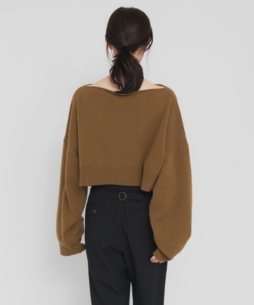 URBAN RESEARCH（アーバンリサーチ）の「new basic　HIGH RIDGE KNIT（ニット/セーター・レディース・ブラック/ライトカーキ・FREE）」の6枚目の写真