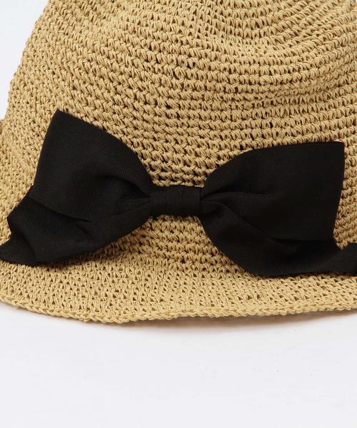 Another Edition（アナザーエディション）の「リボンハット/ aeBFC PPR RBN HAT◆（ハット・レディース・ブラウン/ナチュラル・フリー）」の8枚目の写真