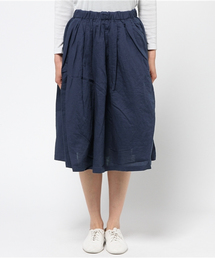 LBC | リネンコットンギャザースカート          (スカート)