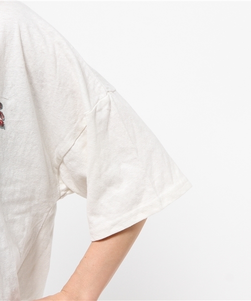 RODEO CROWNS WIDE BOWL（ロデオクラウンズワイドボウル）の「WCCA ビッグ Tシャツ（Tシャツ/カットソー・レディース・チャコールグレー/オフホワイト/ベージュ・FREE）」の16枚目の写真