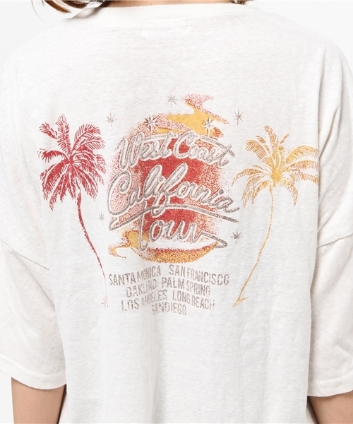 RODEO CROWNS WIDE BOWL（ロデオクラウンズワイドボウル）の「WCCA ビッグ Tシャツ（Tシャツ/カットソー・レディース・チャコールグレー/オフホワイト/ベージュ・FREE）」の7枚目の写真