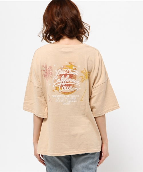 RODEO CROWNS WIDE BOWL（ロデオクラウンズワイドボウル）の「WCCA ビッグ Tシャツ（Tシャツ/カットソー・レディース・チャコールグレー/オフホワイト/ベージュ・FREE）」の10枚目の写真