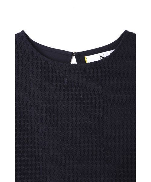 N.(N. Natural Beauty Basic)(エヌエヌナチュラルビューティーベーシック)の「フラワーレーススカラップブラウス(シャツ/ブラウス・レディース・ホワイト/ネイビー/オレンジ・MEDIUM)」の18枚目の写真
