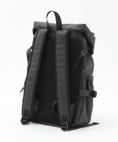 GLOBAL WORK（グローバルワーク）の「フェイクレザートレイルバックパック/724282 （バックパック/リュック・メンズ・グレー/ブラック・ONE SIZE）」の4枚目の写真