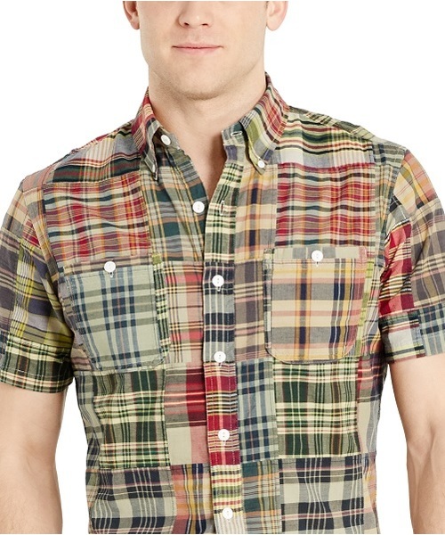 POLO RALPH LAUREN（ポロ ラルフ ローレン）の「マドラス ショートスリーブ シャツ（シャツ/ブラウス・メンズ・ブルー系5・SMALL/LARGE/MEDIUM/X-SMALL）」の11枚目の写真