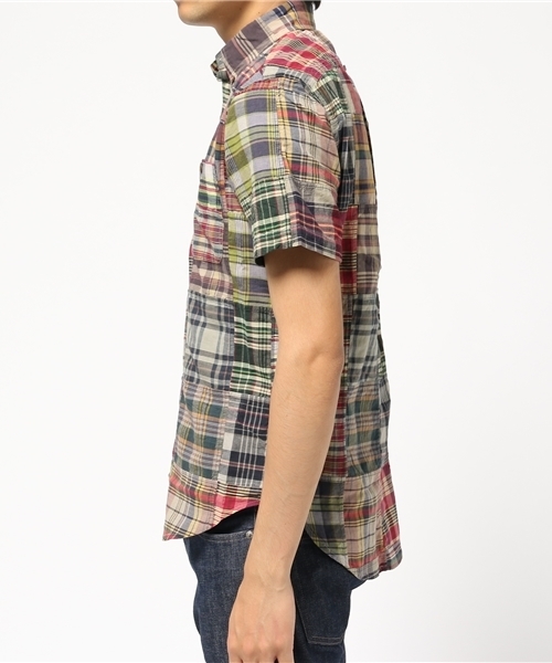 POLO RALPH LAUREN（ポロ ラルフ ローレン）の「マドラス ショートスリーブ シャツ（シャツ/ブラウス・メンズ・ブルー系5・SMALL/LARGE/MEDIUM/X-SMALL）」の2枚目の写真