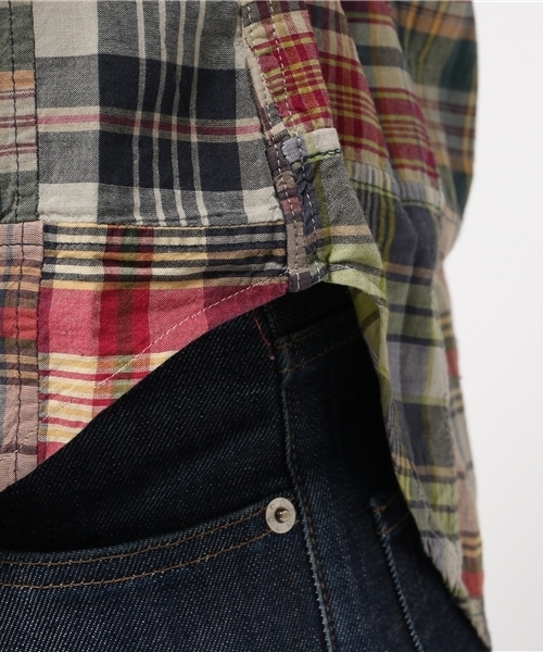 POLO RALPH LAUREN（ポロ ラルフ ローレン）の「マドラス ショートスリーブ シャツ（シャツ/ブラウス・メンズ・ブルー系5・SMALL/LARGE/MEDIUM/X-SMALL）」の6枚目の写真