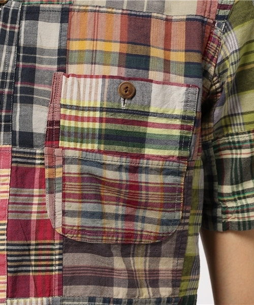 POLO RALPH LAUREN（ポロ ラルフ ローレン）の「マドラス ショートスリーブ シャツ（シャツ/ブラウス・メンズ・ブルー系5・SMALL/LARGE/MEDIUM/X-SMALL）」の7枚目の写真