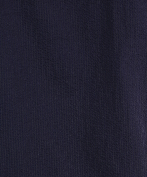 GLOBAL WORK（グローバルワーク）の「【吸水速乾】シアサッカーオープンシャツ/722436（シャツ/ブラウス・メンズ・ネイビー/ブラック・LARGE/SMALL/MEDIUM/X-LARGE）」の14枚目の写真