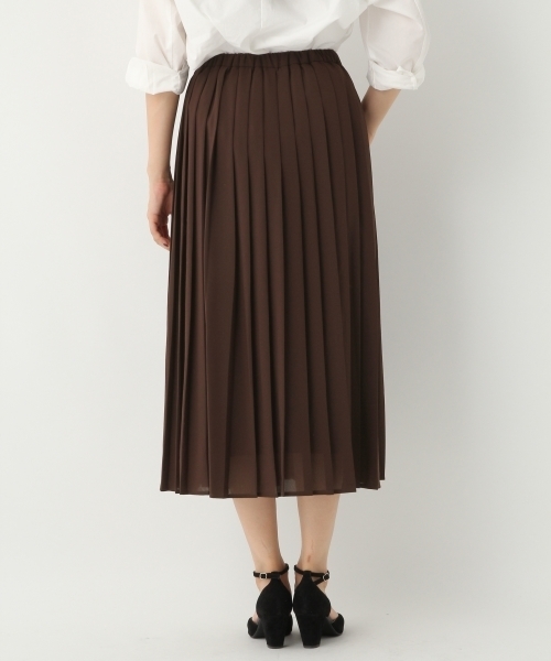 A part by（アパートバイ）の「シフォンプリーツスカート 732459 （スカート・レディース・ブラウン/ベージュ/オレンジ・FREE）」の6枚目の写真