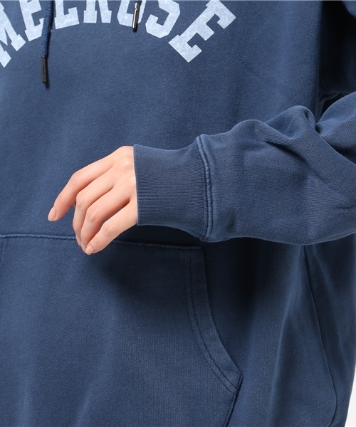 Denime（ドゥニーム）の「プリントスウェットプルオーバーパーカー MELROSE（パーカー・レディース・ホワイト/ネイビー/イエロー・FREE）」の10枚目の写真