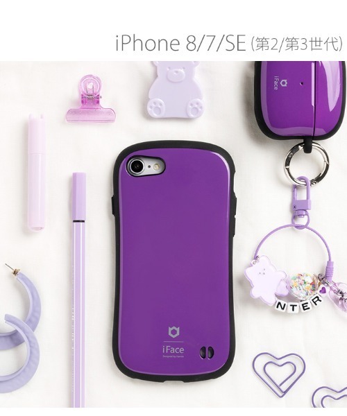 iFace（アイフェイス）の「iPhone 8/7/SE(第2/第3世代)専用 iFace First Class ケース アイフェイス スマホケース（スマホケース/カバー・レディース・ホワイト/グリーン/レッド/ミント/パープル/イエロー/オレンジ/フューシャピンク/ブラック/エメラルド/ベビーピンク/グリーン系その他/パープル系その他/ブルー系その他/レッド系その他・FREE）」の9枚目の写真