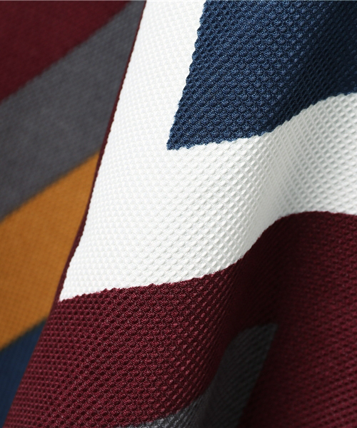 SpRay(スプレイ)の「幾何学フレアスカート(スカート・レディース・ワイン/オレンジ・FREE)」の9枚目の写真