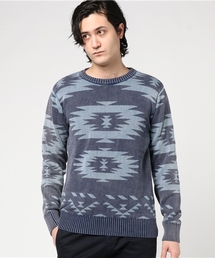 VENCEEXCHANGE | 硫化染めクルーネックニット   (ニット/セーター)