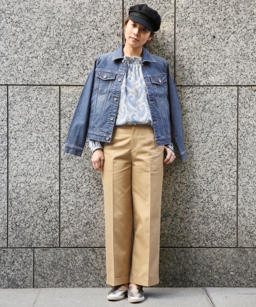 LEPSIM（レプシィム）の「シフォンシャーリングブラウスLS　741739（シャツ/ブラウス・レディース・ブラック系その他/アイボリー/グレー系その他/ブルー系その他・FREE）」の22枚目の写真