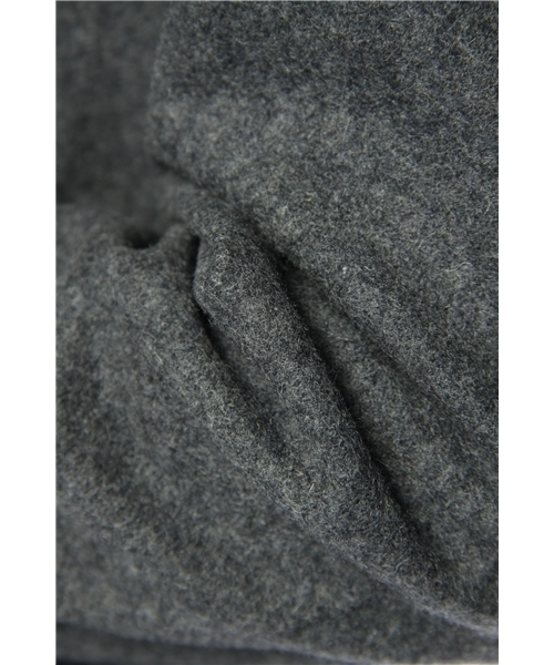 DISCOAT（ディスコート）の「ウールメルトンＰジャケット（ピーコート・レディース・チャコールグレー/ネイビー/ブラック・ﾌﾘ-）」の8枚目の写真