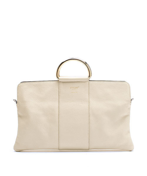 POPCORN（ポップコーン）の「【CLASSY.5月号掲載】 POPCORN/リングハンドルバッグ/L（ショルダーバッグ・レディース・ネイビー/ライトグレー/アイボリー・FREE）」の13枚目の写真