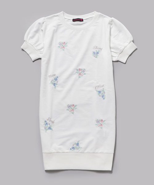 Lovetoxic ラブトキシック の 刺繍入り半袖ワンピース ワンピース Wear