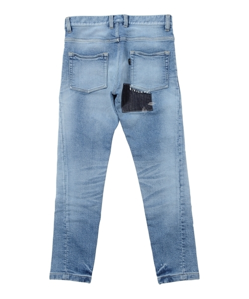 mp5423 - CAMBIO別注 wjk Hard Damage Crush Tight Knit Denim