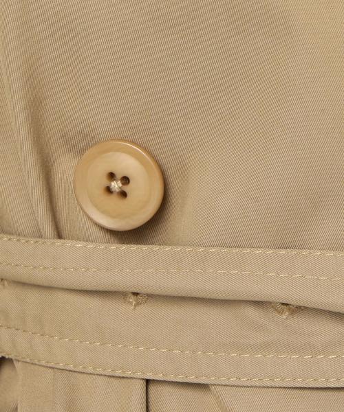 Another Edition（アナザーエディション）の「BIG TRENCH（トレンチコート・レディース・ベージュ/ワインレッド・SMALL/MEDIUM）」の16枚目の写真