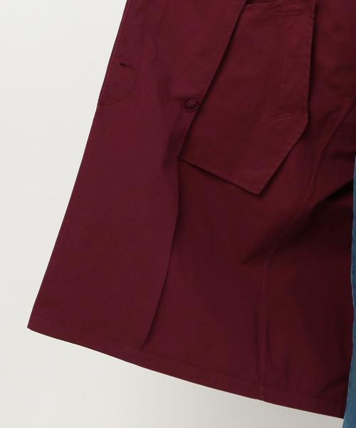 Another Edition（アナザーエディション）の「BIG TRENCH（トレンチコート・レディース・ベージュ/ワインレッド・SMALL/MEDIUM）」の12枚目の写真