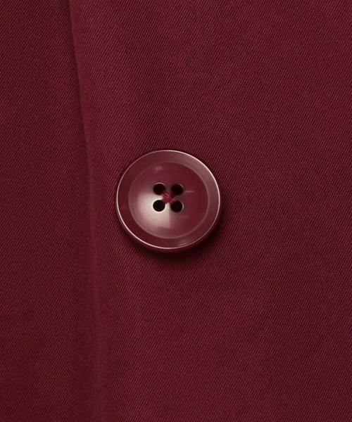 Another Edition（アナザーエディション）の「BIG TRENCH（トレンチコート・レディース・ベージュ/ワインレッド・SMALL/MEDIUM）」の17枚目の写真