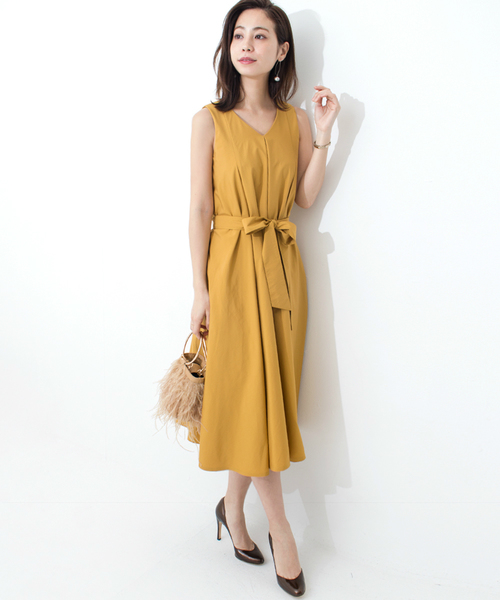 Furryrate（ファーリーレート）の「Vネックスーパーヘムドレスワンピース（ワンピース・レディース・マスタード/レッド/ダークネイビー/ブラック・FREE）」の6枚目の写真