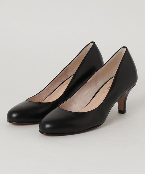 PICHE ABAHOUSE(ピシェ アバハウス)の「fluffy fit 6cmラウンドパンプス(パンプス・レディース・グレー/レッド/ブラック・35/36/37/39/38/40/34)」の2枚目の写真