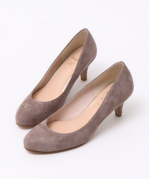 PICHE ABAHOUSE(ピシェ アバハウス)の「fluffy fit 6cmラウンドパンプス(パンプス・レディース・グレー/レッド/ブラック・35/36/37/39/38/40/34)」の4枚目の写真