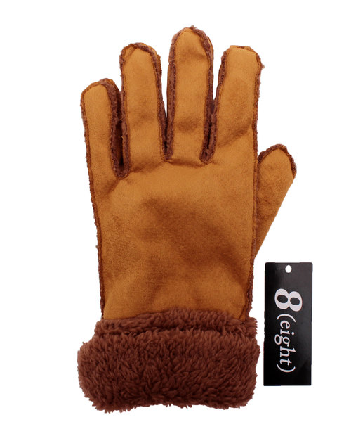 ８(eight)（エイト）の「フェイクムートン ボア 手袋（手袋・メンズ・ブラック/ブラウン/キャメル・FREE）」の11枚目の写真